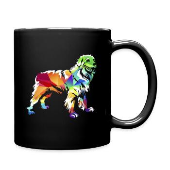 Hovawart - Tasse einfarbig - Schwarz - Rechts