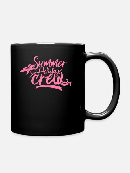 Voyage de vacances d'été voyage de vacances d'été - Mug uni - noir