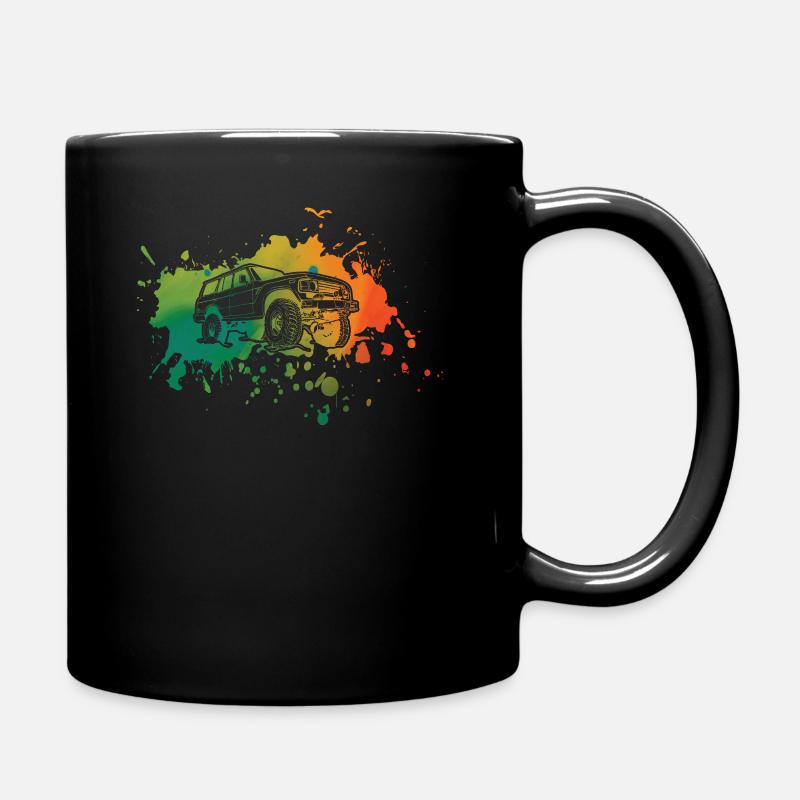 Auto - Tasse einfarbig - Schwarz