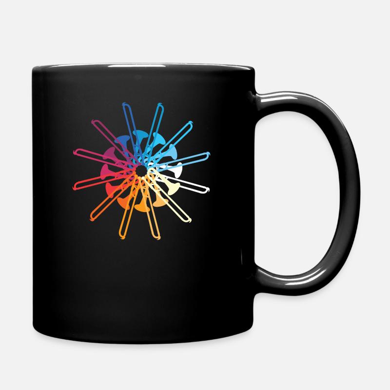 Trombone trombone - Full Colour Mug - black