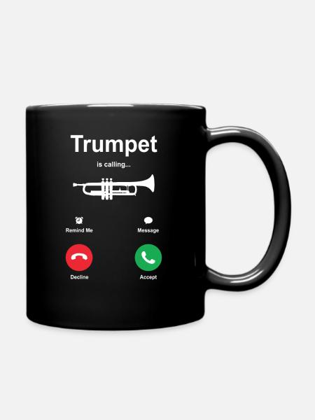 trompette - Mug uni - noir