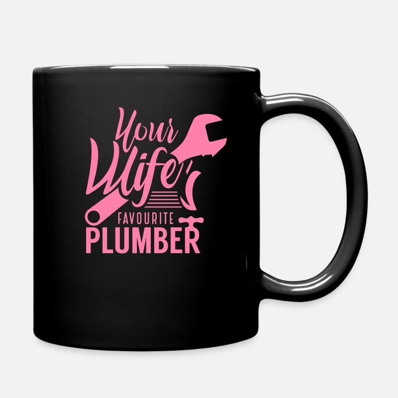 Plombier équipe plomberie plombier plombier - Mug uni - noir