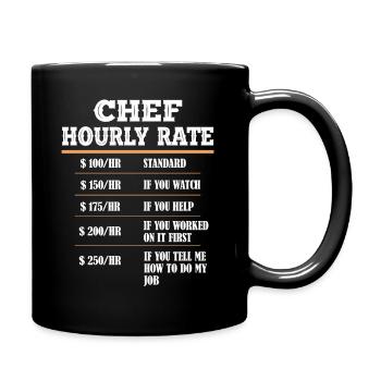 Chef Cuisine Chef Chef Chef Chef Küche - Mug uni - noir - Droite