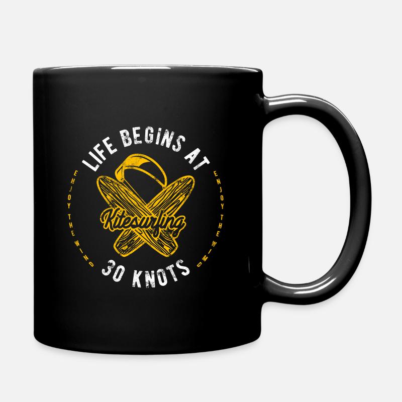 Kite surf - Mug uni - noir