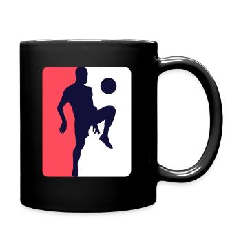 Football logo club football player - Mug uni - noir - Droite