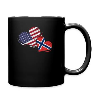 Norway - Full Colour Mug - black - Right