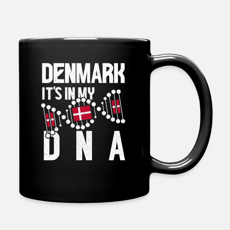 Denmark Danish Danish gift Copenhagen - Full Colour Mug - black