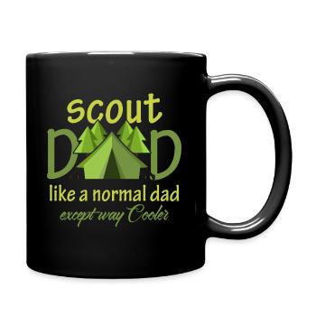 Scout Dad Tee Cub Leader Boy Scoutisme Camping - Mug uni - noir - Droite
