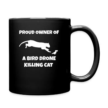 Birds Arent Real Shirt Meme Geschenk - Tasse einfarbig - Schwarz - Rechts