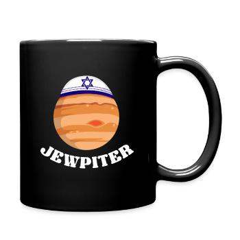 Jewpiter Spiritual Leader And Jew Gift - Full Colour Mug - black - Right