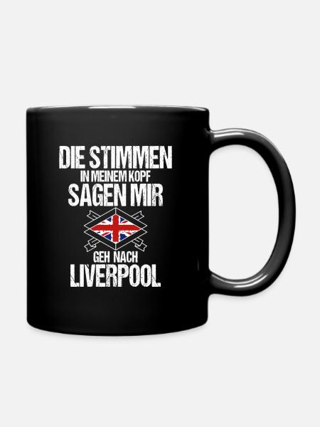 Liverpool - Tasse einfarbig - Schwarz