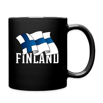finland - Full Colour Mug - black - Right