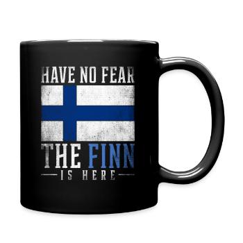 Finland nationality - Full Colour Mug - black - Right