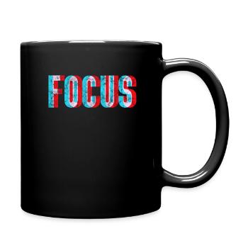 Techno - Mug uni - noir - Droite
