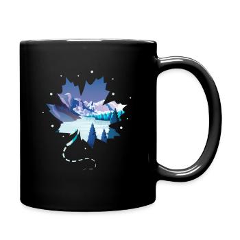 Le Canada - Mug uni - noir - Droite