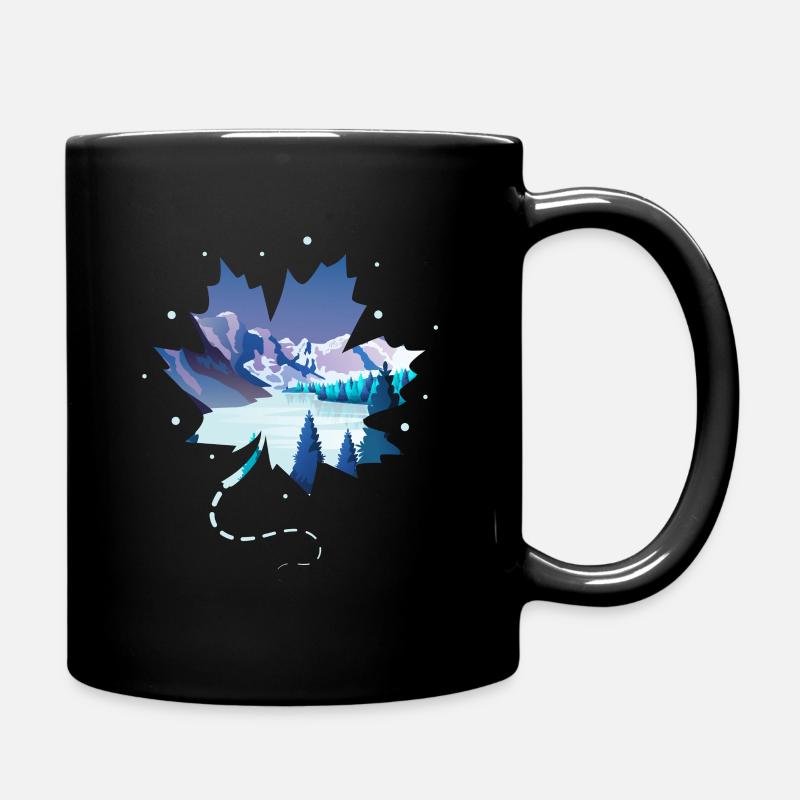 Kanada - Tasse einfarbig - Schwarz