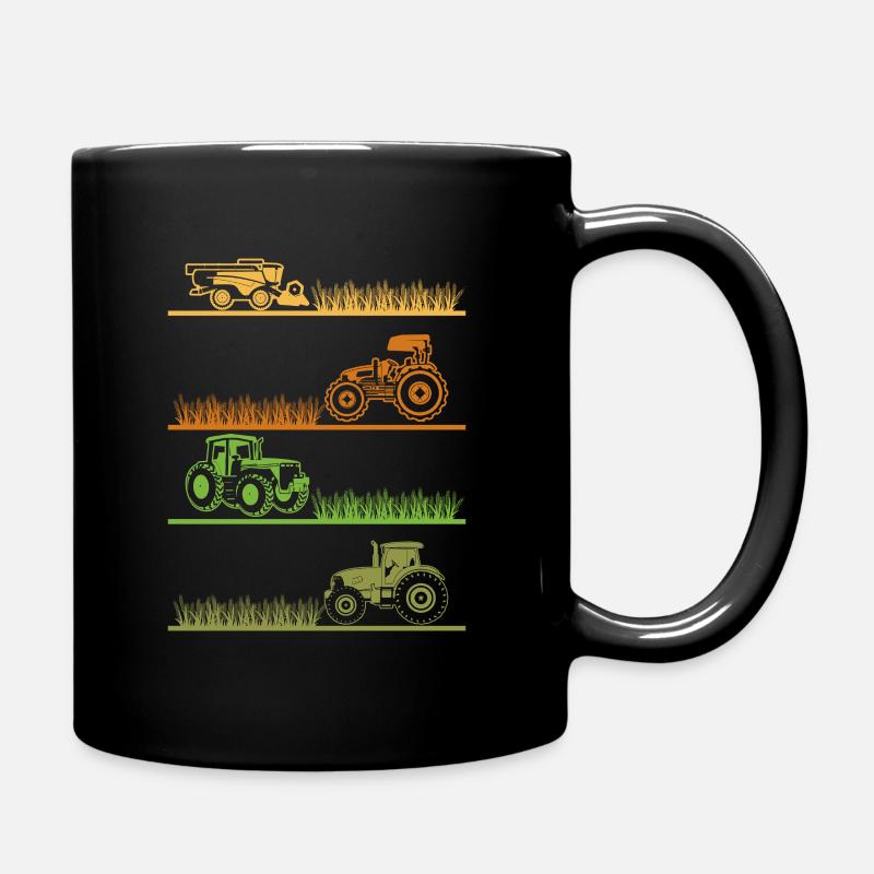 Farmer Landwirtschaft - Tasse einfarbig - Schwarz