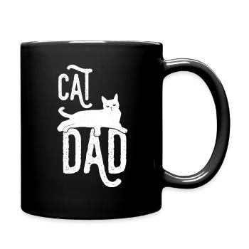 Cat Dad Cat Dad Cat Dad - Mug uni - noir - Droite