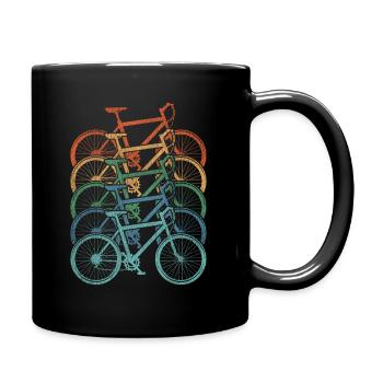 Bicycle Bike Tour - Full Colour Mug - black - Right