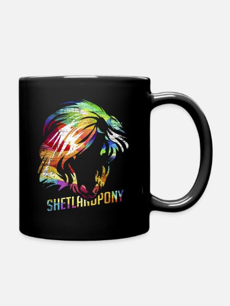poney Shetland - Mug uni - noir