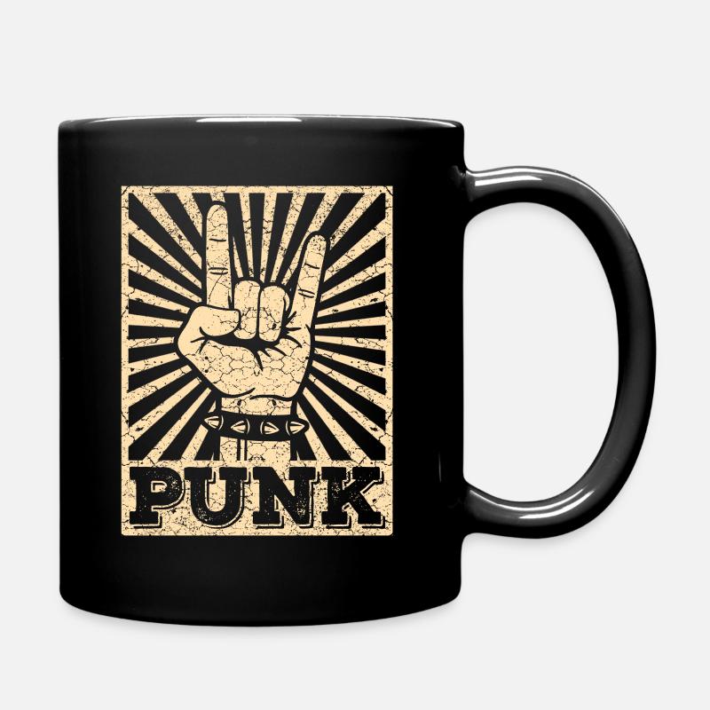 Cadeau de concert de groupe de punk rock - Mug uni - noir
