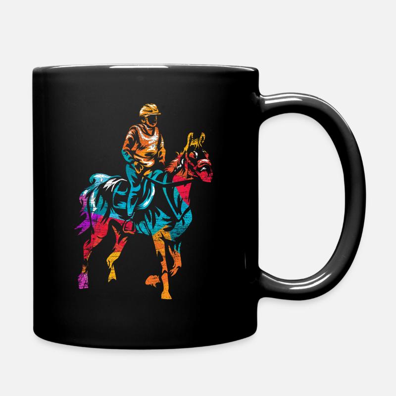 Cadeau d'équitation d'endurance - Mug uni - noir