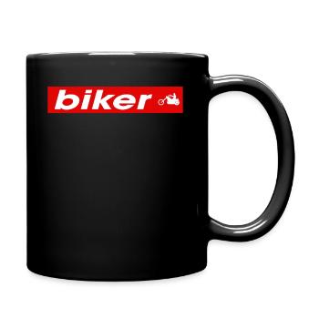 Epic biker shirt design - Full Colour Mug - black - Right