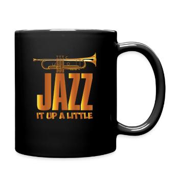 Cool Jazz It Up A Little Soul Music Jazz gift - Full Colour Mug - black - Right