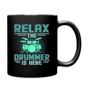 batterie - Mug uni - noir - Droite