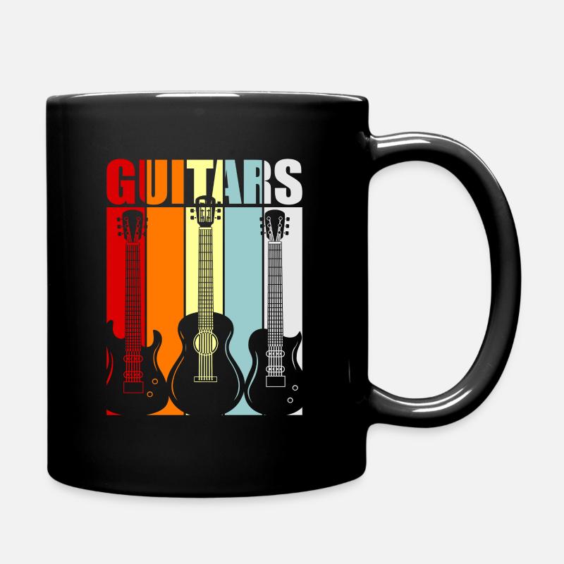 guitare - Mug uni - noir