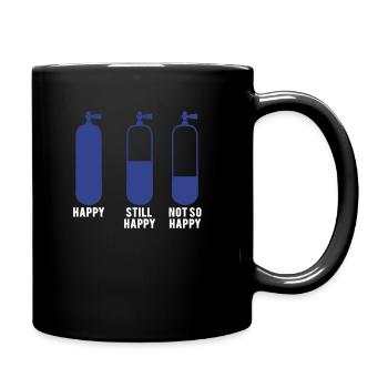 diving cylinders - Full Colour Mug - black - Right