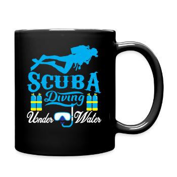 Scuba Diving - Full Colour Mug - black - Right