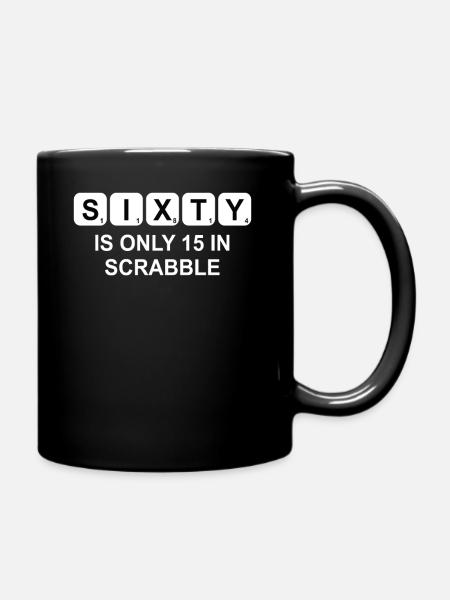 60. Geburtstag - Tasse einfarbig - Schwarz