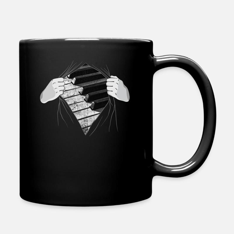 Piano piano - Mug uni - noir