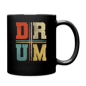 batterie - Mug uni - noir - Droite
