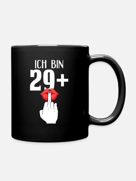 30 Frauen Geburtstag Party Damen Geschenkidee - Tasse einfarbig - Schwarz