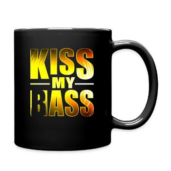 Rave Techno Disco EDM and Hardstyle Dj Designs - Full Colour Mug - black - Right