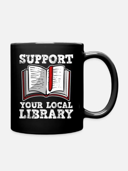 bibliothèque - Mug uni - noir
