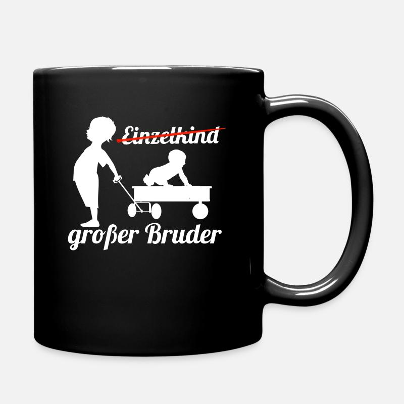 Großer Bruder - Tasse einfarbig - Schwarz