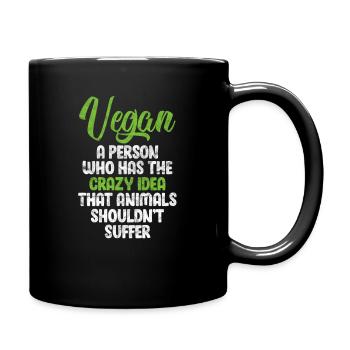 Vegan Vegan Veganism Vegan Gift - Full Colour Mug - black - Right