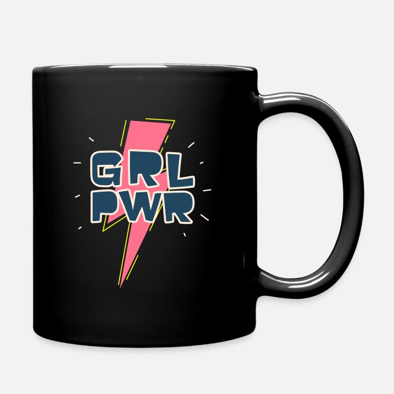 GIRL POWER - Tasse einfarbig - Schwarz