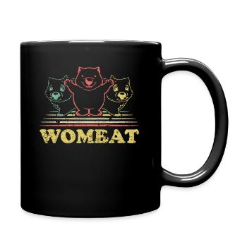 Wombats - Full Colour Mug - black - Right