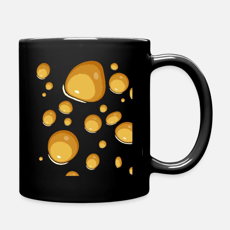 Käse Kostüm Karneval Fasching Verkleidung - Tasse einfarbig - Schwarz