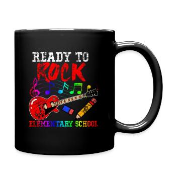 Guitare Rock - Mug uni - noir - Droite