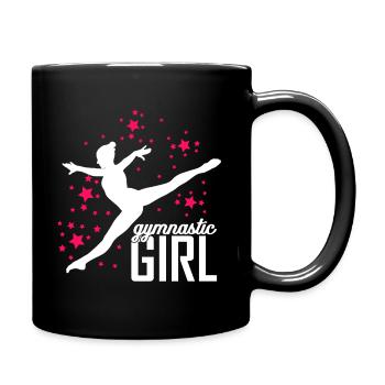 Cadeau fille gymnaste gymnaste - Mug uni - noir - Droite