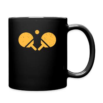tennis de table - Mug uni - noir - Droite