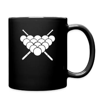 Billard - Tasse einfarbig - Schwarz - Rechts