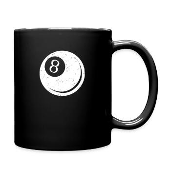 Billard - Tasse einfarbig - Schwarz - Rechts