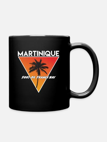 Martinique avec capitale - Mug uni - noir