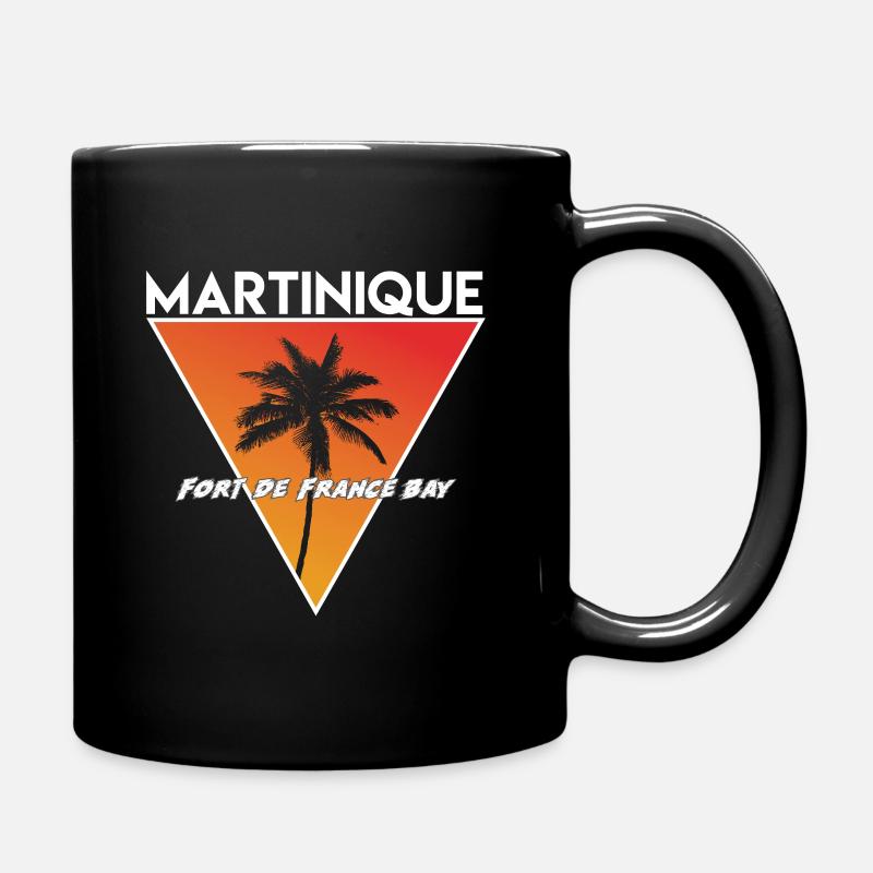 Martinique avec capitale - Mug uni - noir
